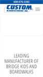 Mobile Screenshot of custommfginc.com